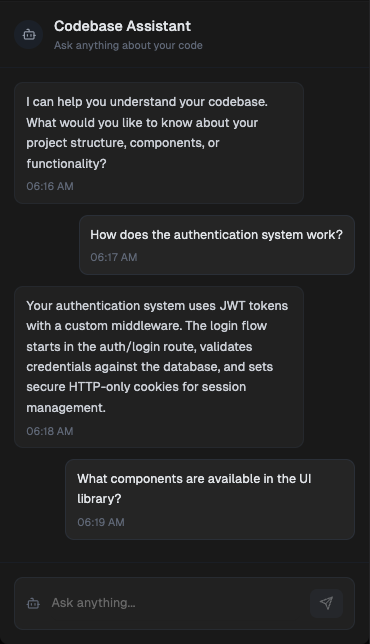 Ask Your Codebase Anything.